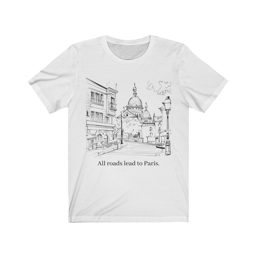 All Roads Lead To Paris Graphic T-Shirt